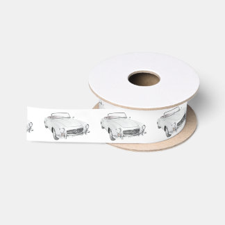 Mercedes classic convertible satin ribbon