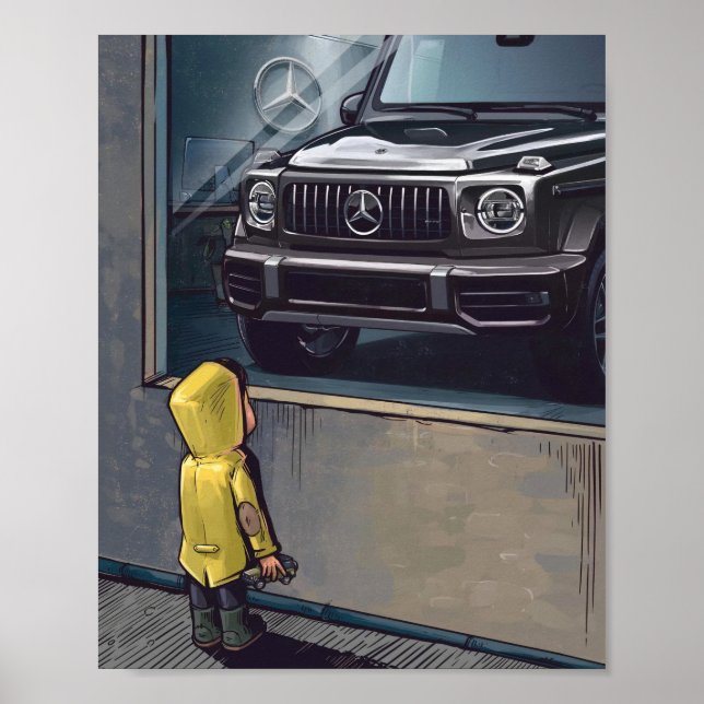 mercedes g class dream car poster (Front)