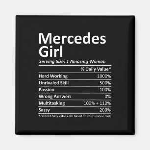 Mercedes Girl Tx Texas Funny City Home Roots Usa G Magnet