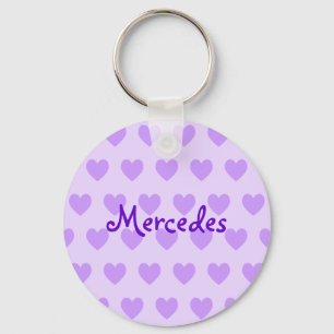 Mercedes in Purple Key Ring