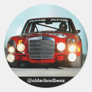 Mercedes Reg Pig sticker