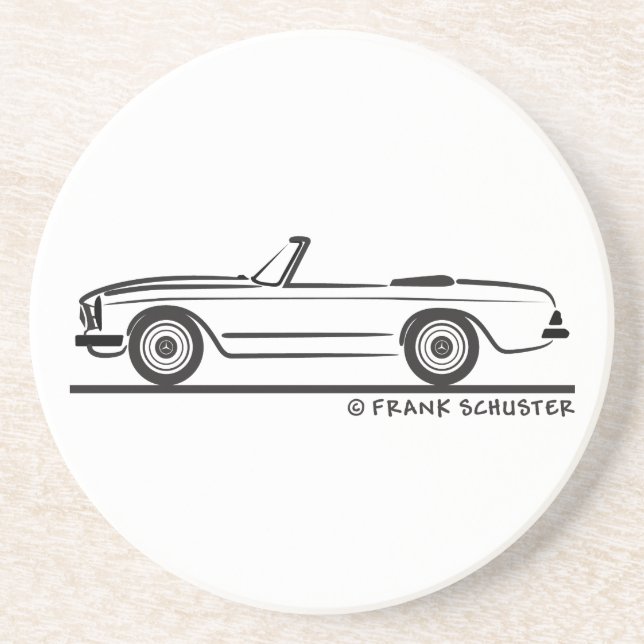 Mercedes SL Pagode Pagoda Kabrio Coaster (Front)