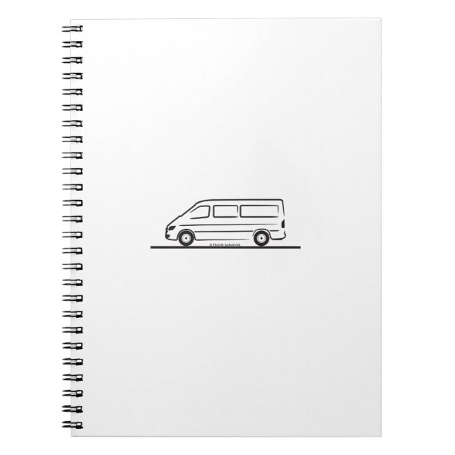 Mercedes Sprinter Spiral Notebook (Front)
