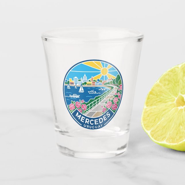 Mercedes Uruguay Shot Glass (Front)