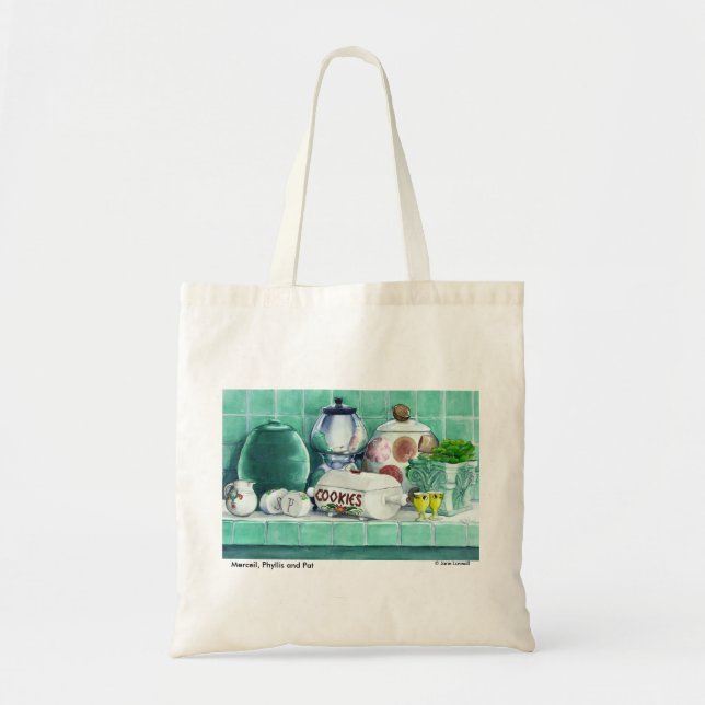 Merceil, Phyllis and Pat Tote Bag (Front)