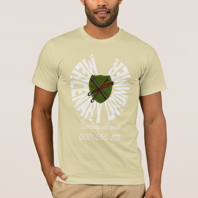 mercenary drummer T-Shirt (Front)