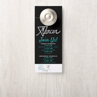 Mercer Invitation Door Hanger