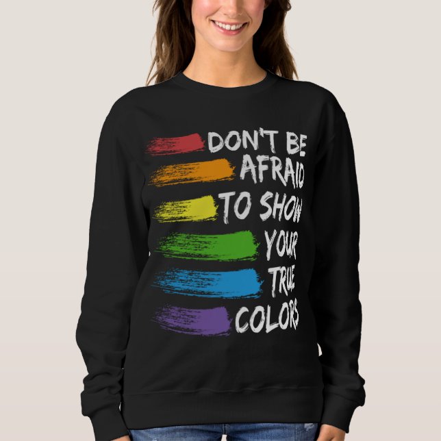 Merchandise Equality Apparel Lesbian Outfit Trans  Sweatshirt (Front)