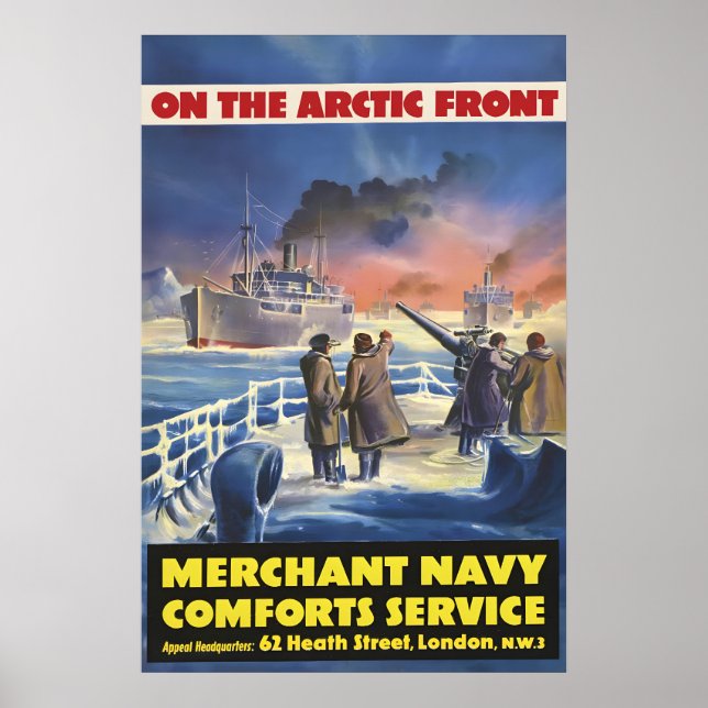 Merchant Navy Arctic Front Poster Great Britain (Front)