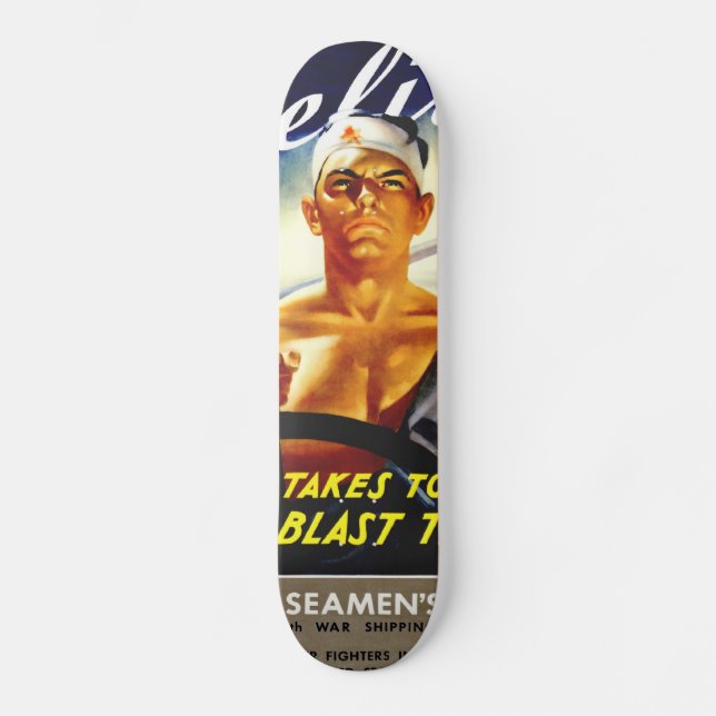 Merchant Seamen Skateboard (Front)