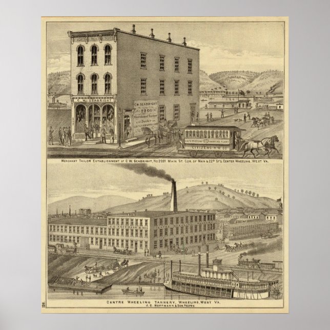 Merchant tailor establishment of CW Seabright Poster (Front)