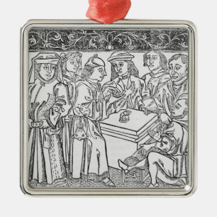 Merchants and Moneylenders Metal Tree Decoration