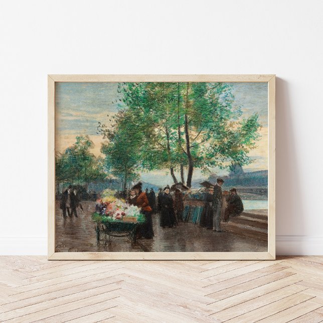 Merchants on the Seine | Victor Gabriel Gilbert Poster (Creator Uploaded)