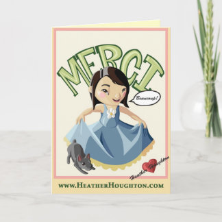 Merci Beaucoup Thank You Card