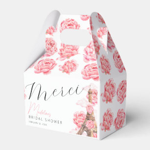 Merci Paris Bridal Shower Thank You Favour Box