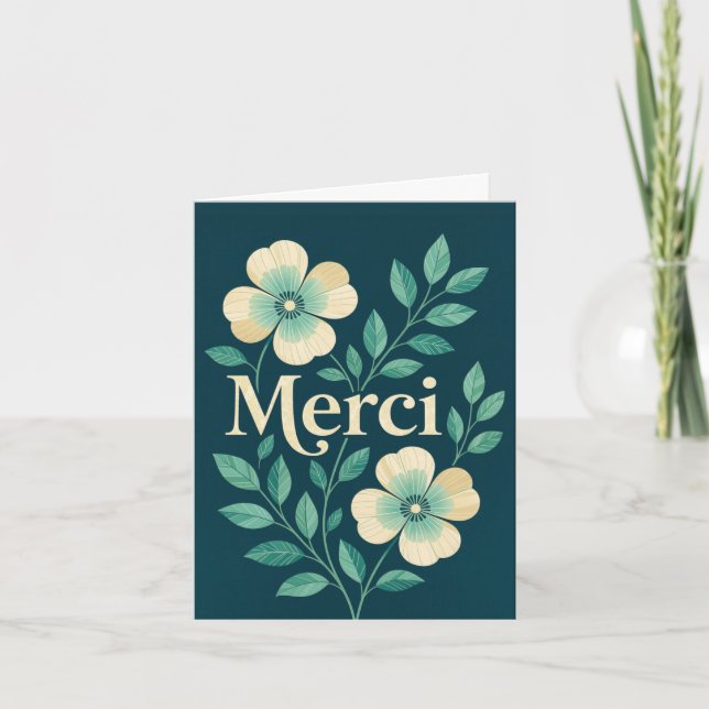 Merci Thank You Card (Front)
