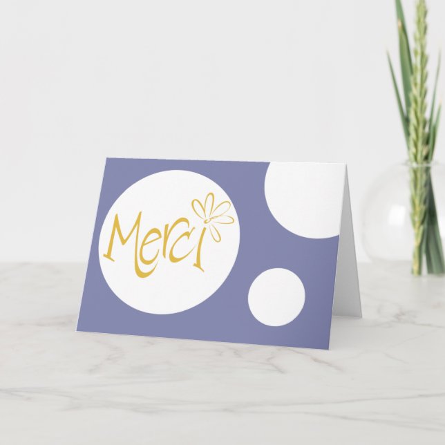 Merci! Thank You Card (Front)