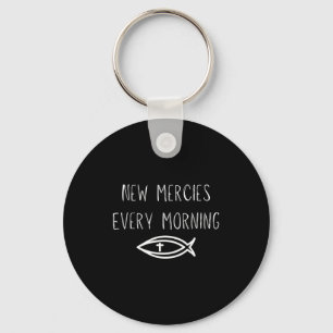 Mercies Jesus Christian Prayers Mens Womens Key Ring