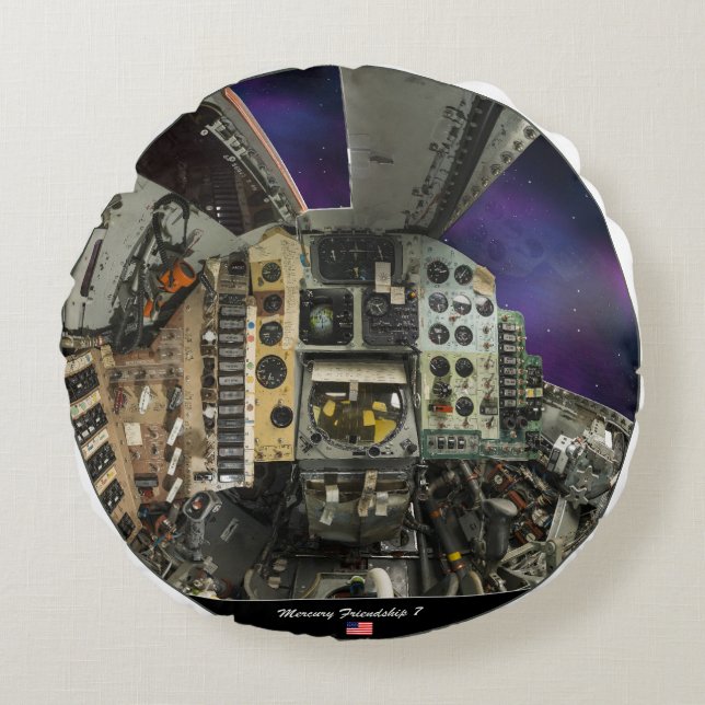 Mercury 7 cabin round cushion (Front)