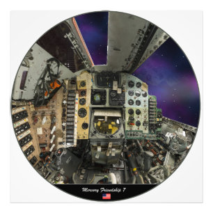 Mercury 7, Cockpit view Photo Print