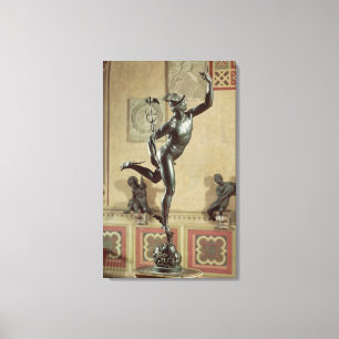 Mercury, c.1576 (bronze) canvas print