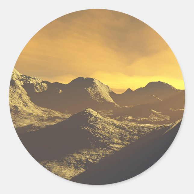 Mercury Classic Round Sticker (Front)