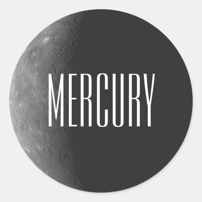 Mercury Classic Round Sticker (Front)