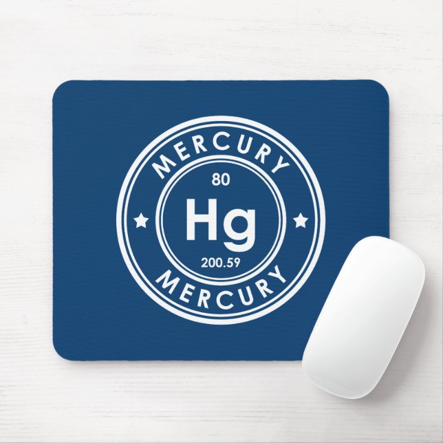 Mercury Element Blue Mouse Pad (With Mouse)