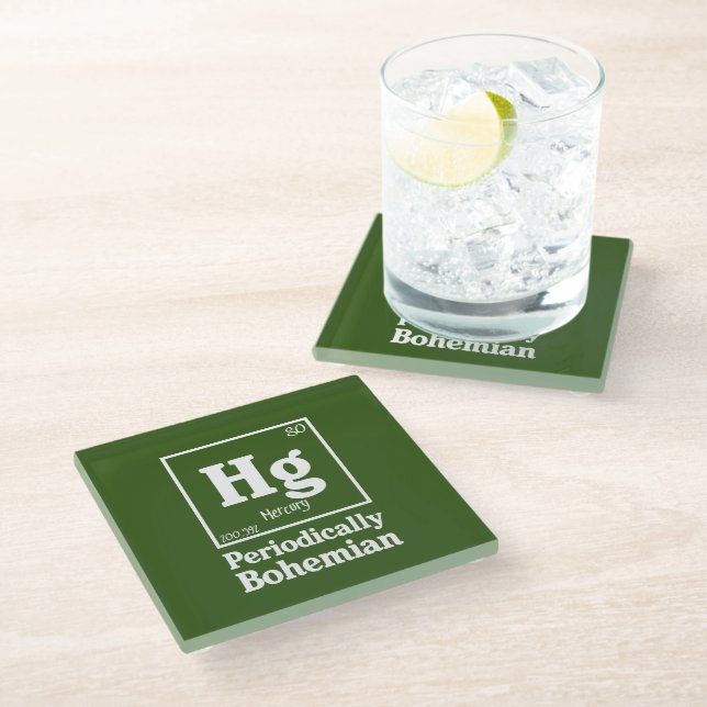 Mercury Glass Coaster (Angled)