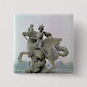 Mercury on Pegasus 1701-02 15 Cm Square Badge