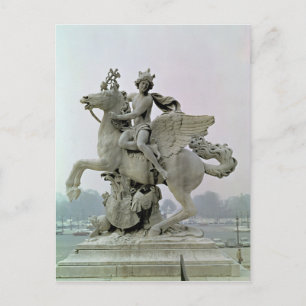 Mercury on Pegasus  1701-02 Postcard