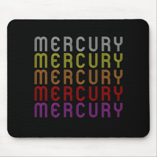 Mercury Planet Retro Vintage Astronomy T-Shirt Mouse Pad