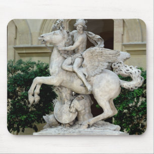 Mercury riding Pegasus Mouse Pad