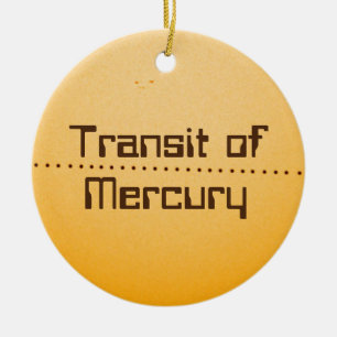 Mercury Transit of the Sun Ceramic Tree Decoration