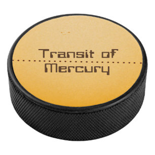 Mercury Transit of the Sun Hockey Puck