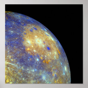 Mercury's Caloris Basin Poster