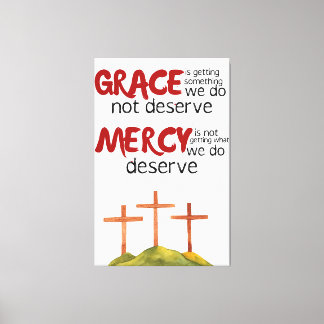 Mercy & Grace Canvas Print