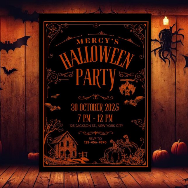 Mercy's Halloween Party Invitation (Creator Uploaded)