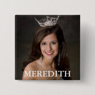 MEREDITH 15 CM SQUARE BADGE