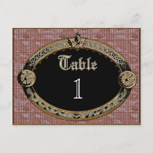 Meredith Table Number Card