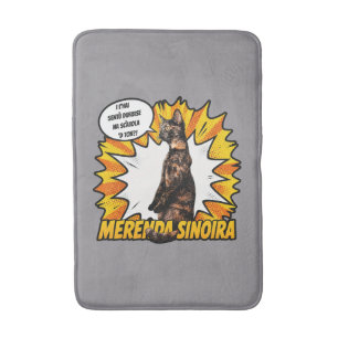 Merenda Sinoira Cat – Torino Vintage Pop Art Bath Mat