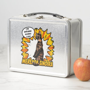 Merenda Sinoira Cat – Torino Vintage Pop Art Metal Lunch Box