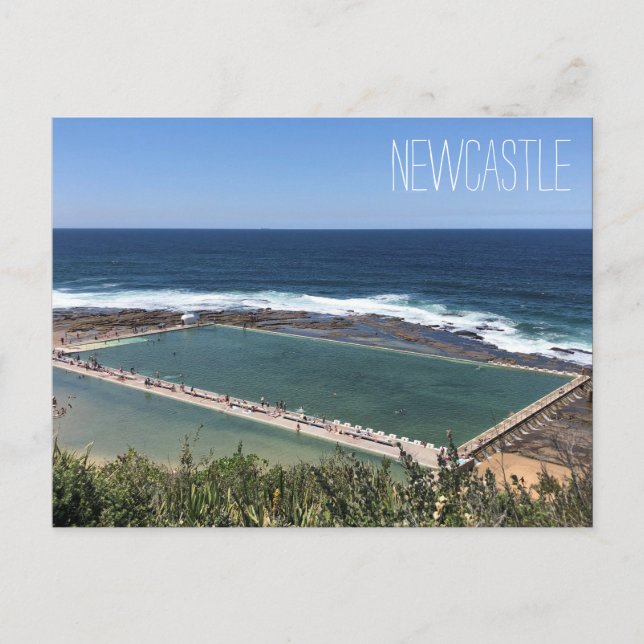 merewether baths postcard (Front)