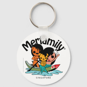 Merfamily® Singapore Sampan Key Ring