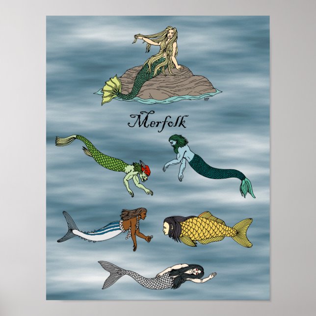 Merfolk Poster (Front)