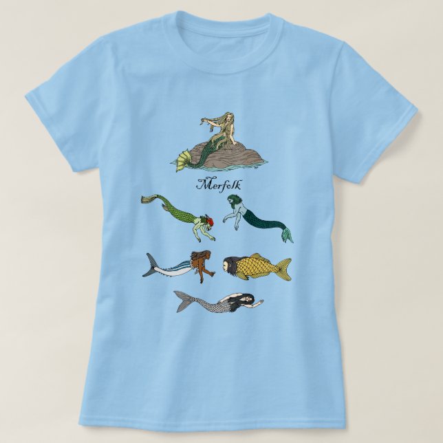 Merfolk T-Shirt (Design Front)