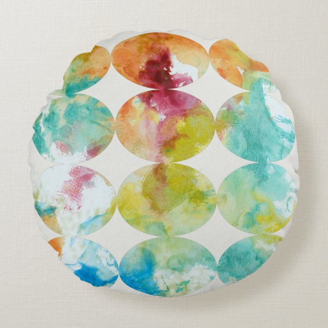 Merging Colour II Round Cushion (Front)
