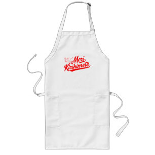 Meri Kirihimete Long Apron
