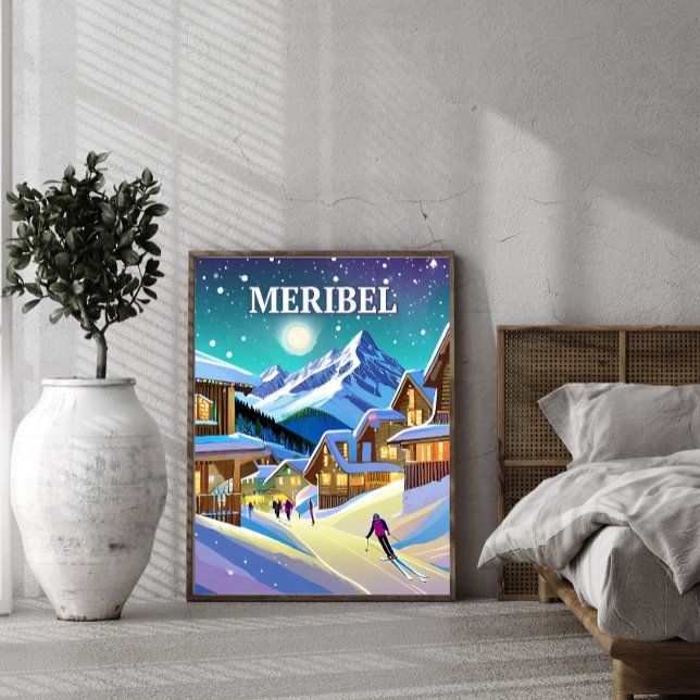 Meribel: Alpine Harmony under the Winter Light Poster (Creator Uploaded)