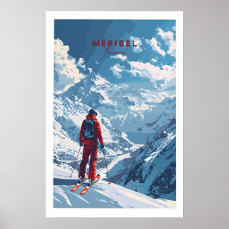 Meribel Travel Poster - France 1